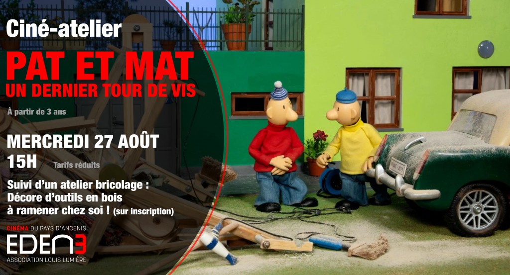 actualité pat et mat ciné atelier